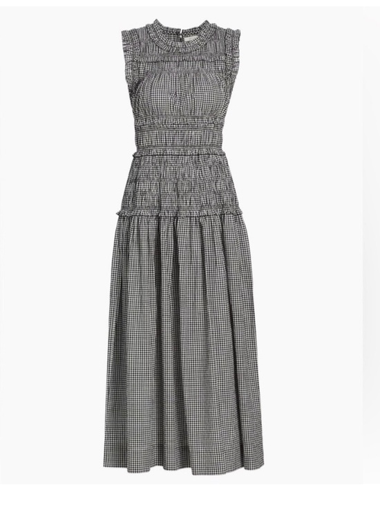 Doen Dresses & Skirts - Doen Black & White Gingham Mallory Dress